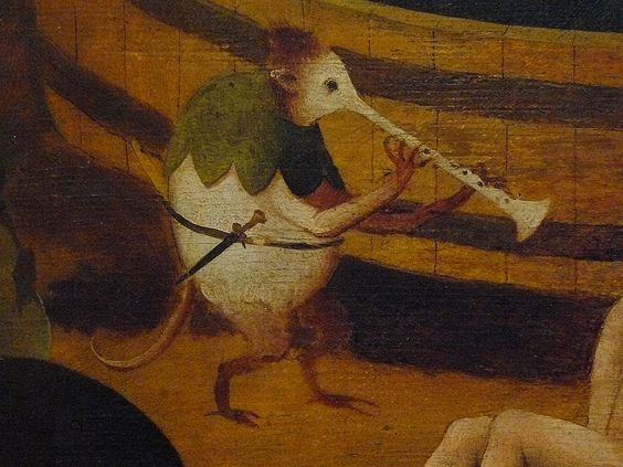 Jérôme Bosch. Central panel of the Garden of Earthly Delights. Inscribed beneath Tondal Visio tondali.